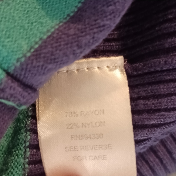 ONE A striped 3/4 sleeves knit top - Picture 6 of 6